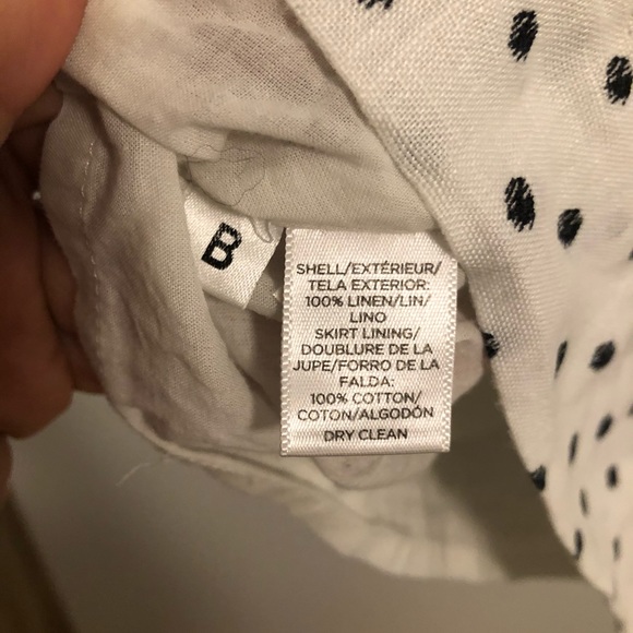 Loft linen polka dot shirt dress - Picture 4 of 4